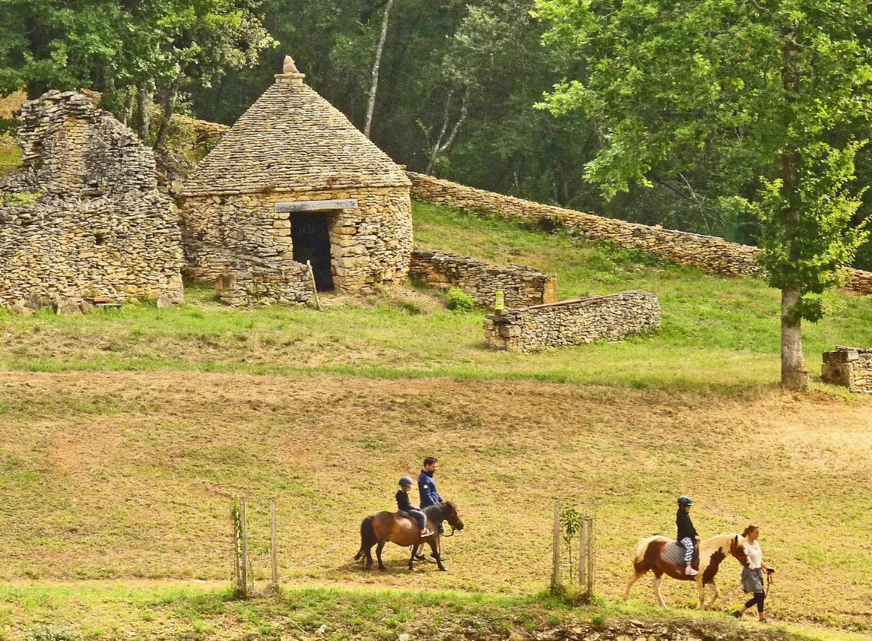 Eco-Hameau Du Sentier Des Sources Villa Sarlat-la-Caneda Bagian luar foto
